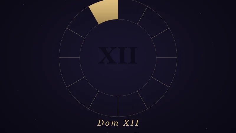Dom 12 astrologiczny — znaczenie, planeta i znak w domu 12