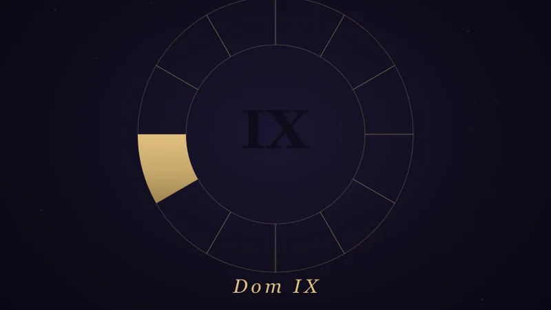 Dom 9 astrologiczny — znaczenie, planeta i znak w domu 9