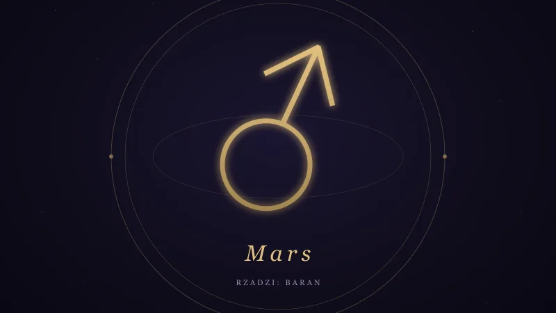 Mars (♂) w astrologii — znaczenie, wpływ, retrogradacja