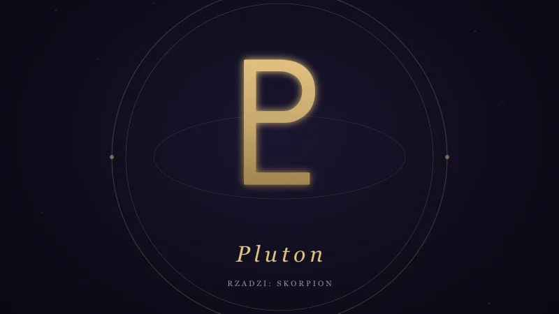 Pluton (♇) w astrologii — znaczenie, wpływ, retrogradacja