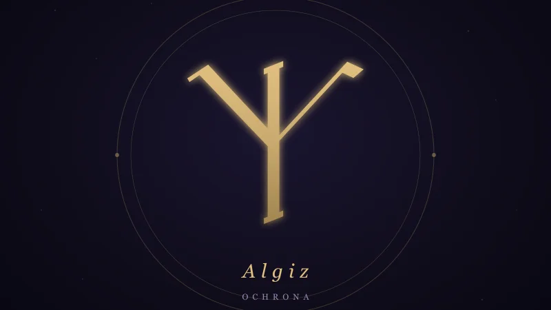 ᛉ Algiz — znaczenie runy ochrony, tarczy i instynktu