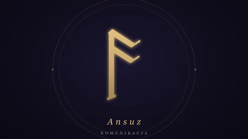 ᚨ Ansuz — znaczenie runy, komunikacja, Odyn i mądrość
