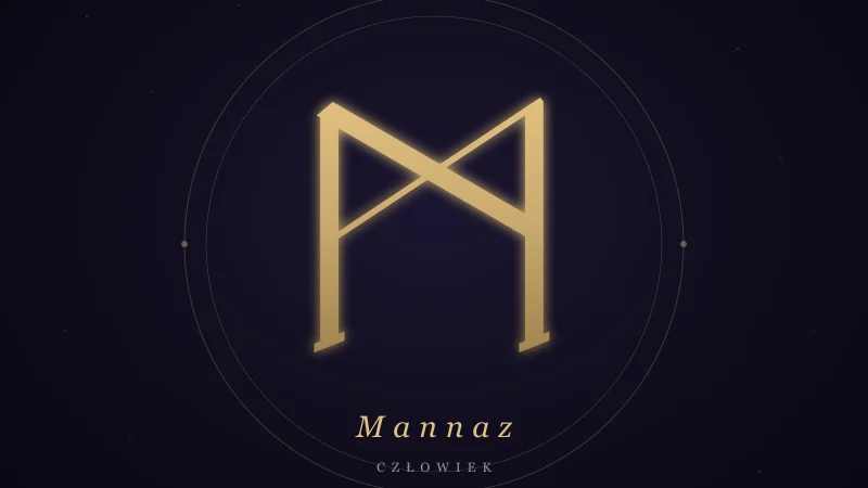 ᛗ Mannaz — znaczenie runy człowieka, jaźni i wspólnoty