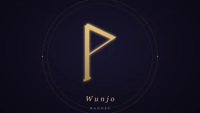 ᚹ Wunjo — znaczenie runy radości, harmonii i spełnienia